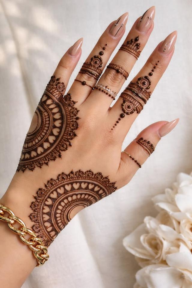 Henna up to wrist          (1 side)